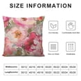thumbnail image 5 of Watercolor Peony Throw Pillow Covers ,Pink and Red Peony Flowers  Cushion Cases Decorative Pillow Cases for Couch Sofa Bedroom, 5 of 5