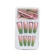 thumbnail image 4 of Vogacara 1 Juego de prensa de punta francesa en las uñas, brillo degradado, puntas de uñas artificiales Extra largas, regalos de bailarina para niñas Type2 NO2 Vogacara  CBP262189, 4 of 4