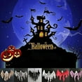 thumbnail image 4 of Halloween Hanging Skull Head Ghost Haunted House Escape Horror Props Ornament, 4 of 4
