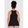 thumbnail image 5 of Women's Plus Size Rib Knit Tank Top, 5 of 5