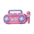thumbnail image 3 of Milaget Kids Microphone Karaoke Machine Durable for Outdoor Activities Camping Party Pink, 3 of 9