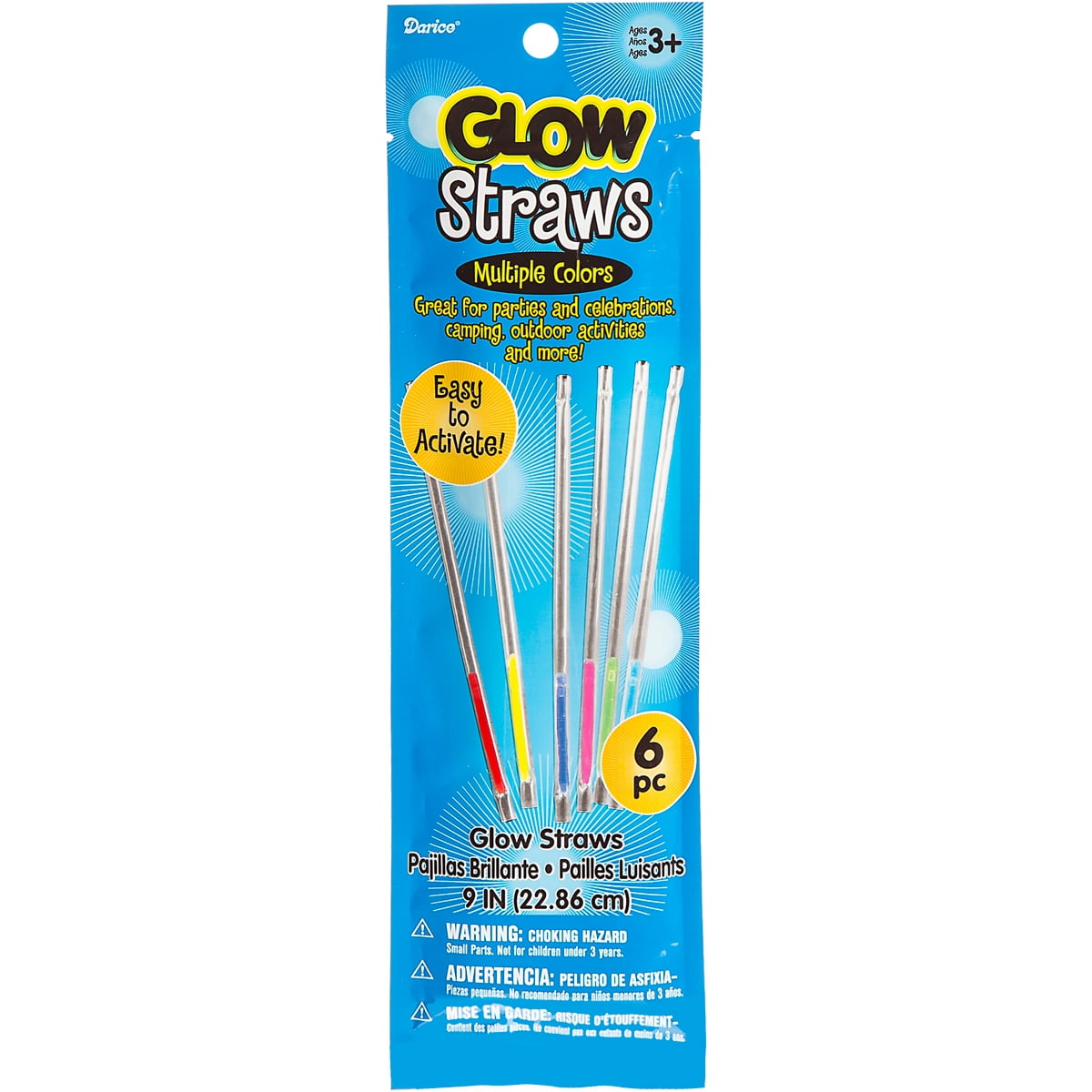 Assorted Glow Straws (25-Pack)