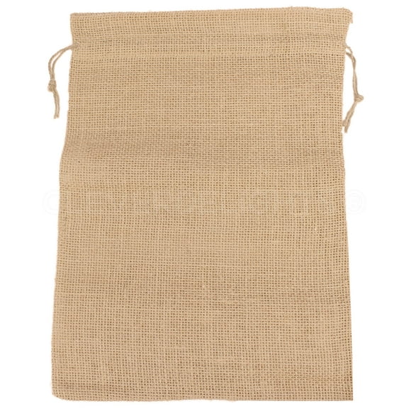 CleverDelights 8"" x 12"" Burlap Bags - 50 Pack - 8x12 Inch Jute Burlap Drawstring Sacks