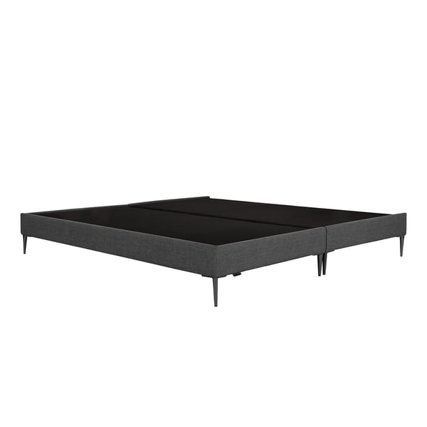 Box Base Cama King Size Slim Gris Oscuro