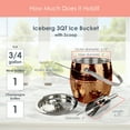 thumbnail image 7 of BREKX Iceberg Stainless Steel Insulated Ice Buckets, 7 of 7