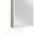 thumbnail image 2 of Afina US-1-2436-B 24 x 36 in. Urban Wall Rectangle Mirror with 1 in. Frame - Brushed Stainless Steel, 2 of 2