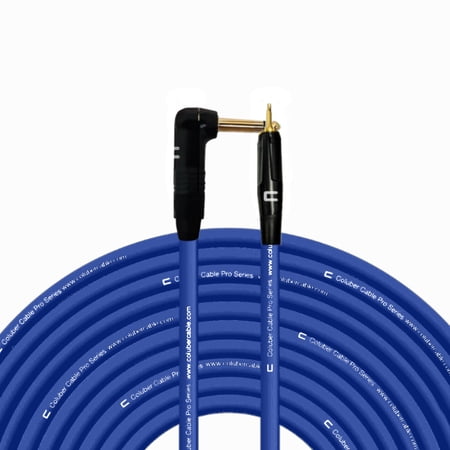 Coluber Cable Right Angle 1/4" TS to 3.5 TS Male - Pro Audio Interface Cable
