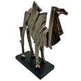 thumbnail image 4 of Bergamo Art 18 Inch Tall Handmade Aluminum Abstract Camel Sculpture in Bronze, 4 of 4
