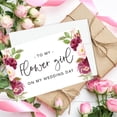 thumbnail image 4 of Koyal Wholesale Wedding Day Gift Cards Set with Envelopes Set of 12, Burgundy Pink Roses, 4 of 5