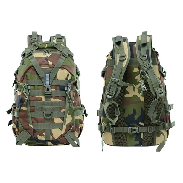 Mochila de gran capacidad para hombre y mujer, bandolera táctica, mochila de un solo hombro, mochila de senderismo, mochila de escalada impermeable con camuflaje.