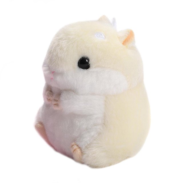 Colgante de muñeco de peluche de hámster, juguetes de animales para niños, decoración de bolsa para el hogar para adultos, adorno oso de fresa Hogar