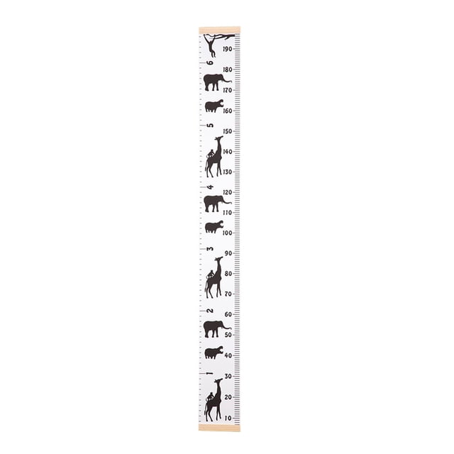 Tabla de crecimiento del bebé que entrega la regla Decoración de la pared para niños Calcomanías extraíbles de la medida de la altura de la lona Advancent JJ23916-02