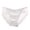 White [Womens Underwear Clearance Sales Today Deals], variant on WEIWEN See Through Underwear Women Breathable Lace Scalloped Edge Low Rise Panties for Women Sheer Thongs Bikini Hipster Briefs Ladies Underwear Black, M