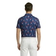 thumbnail image 3 of Birdie Bound Men's and Big & Tall Firecracker Popsicle Print Polo Top, Sizes XS-4XLT, 3 of 6