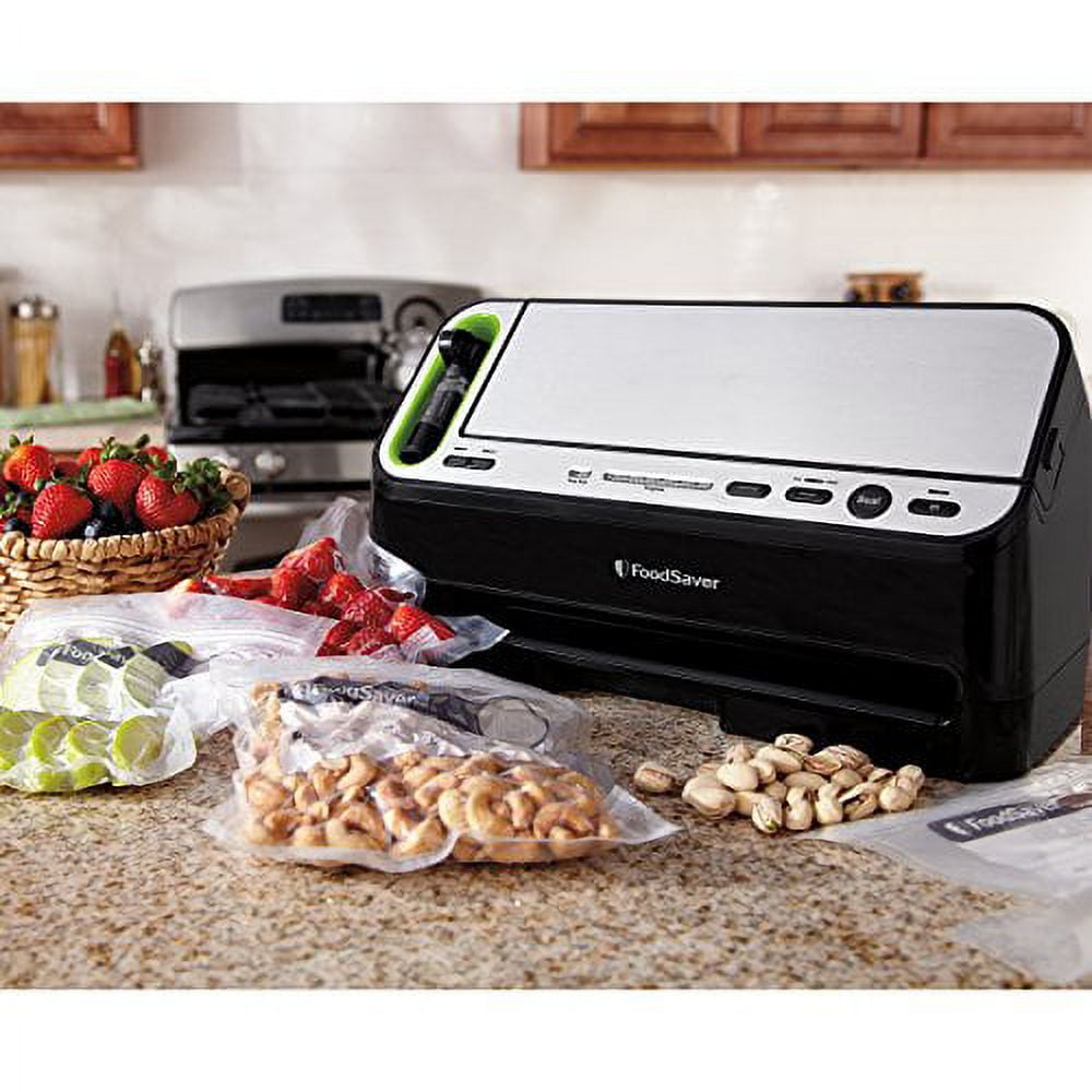 FoodSaver® 2-in-1 Automatic Vacuum Sealing System with Starter Kit, v4440,  Black Finish