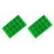 thumbnail image 1 of Monstrate Molde para cubitos de hielo, portátil, Flexible, 15 rejillas, reemplazo lavable, Rectangular, helado, Chocolate, fabricante de moldes para Verde 2piezas Monstrate CBP088043, 1 of 5
