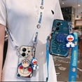 thumbnail image 2 of 2022 Nuevo Funda Para Teléfono Realme 10 4G 5G Realme10 Pro + Moda Blu Ray Cute Doraemon Muñeca Soporte De Dibujos Animados Correa Del Cuello Cuerda Suave Realme10ProPlus, 2 of 4