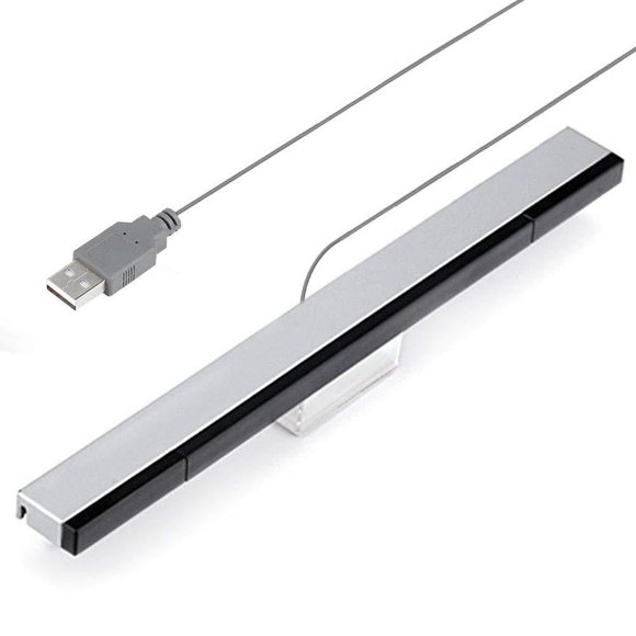 2xSensor Bar USB Replacement Infrared Wired Remote Sensor Bar for Wii/Wii U