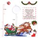 thumbnail image 2 of Advancent Luces de decoración de Navidad Adornos de ventana Luces de Navidad con ganchos de ventosa Fuente de alimentación de 3X AAA para Kits de decoración para fiestas No.05 Advancent HA008366-05, 2 of 6