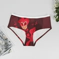 thumbnail image 2 of Hazbin Hotel Alastor Radio Demon Women's Brief Lady Lace Underwear Breathable Elastic Sexy Bikini Hipster Panties, 2 of 6