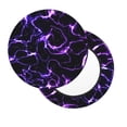 thumbnail image 2 of Wukai Housses de Chaise de Bar Galaxy Lightning, Housses de Tabouret Rondes, Housses de Tabouret Rondes Extensibles, Housses de Coussin de Tabouret Lavables pour 11-14 Pouces-12 Pouces, 2 of 7