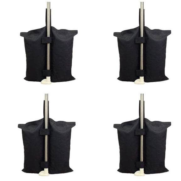 YELAIYEHAO 4 Pcs Black Weight Bags for Pop up Canopy Tent Sun Shelter 120 Ib Max