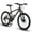 Black & Orange, variant on 24-Inch Adult Mountain Bike, 21-Speed, Dual Disc Brakes & Front Suspension, Steel Frame – Gray & Green