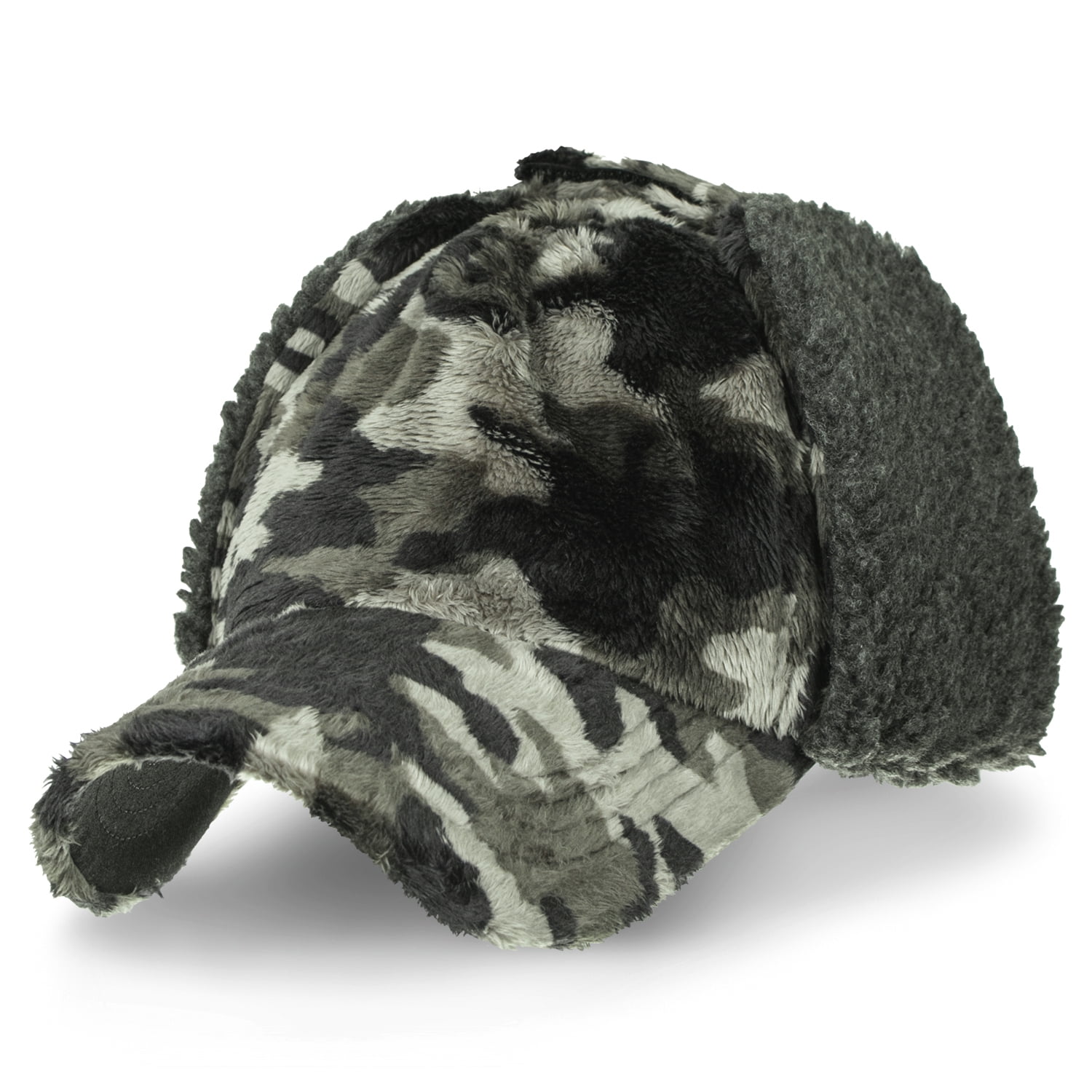 trucker hat with ear flaps