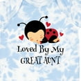 thumbnail image 4 of Inktastic Loved by My Great Aunt Boys or Girls Baby Bodysuit, 4 of 5
