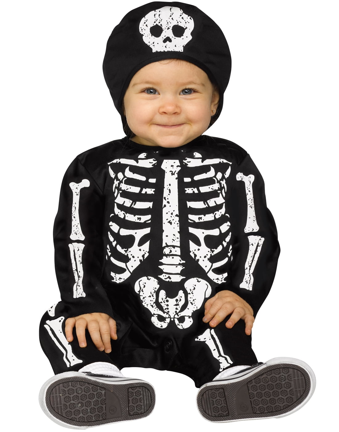 Skeleton Baby Bones Costume Toddler Halloween Fancy Dress Costume 6-24 Months 