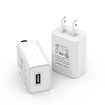 

2PCS UL Certified USB Charger Travel Power Adapter Plug Cell Phone Wall Charger USB Wall Charger Cell Phone Wall Charger Travel Power Adapter Plug FCC/UL Certified