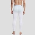thumbnail image 5 of USNSM Men's Breathable Thermal Underwear Bottom Fleece Lined Pant Long Johns Leggings for Men Base Layer for Cold Weather White L, 5 of 6