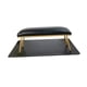 thumbnail image 5 of Cojín ergonómico para uñas y tapete, kit de manicura completo, mesa elegante de cuero PU, soporte suave para reposamanos Negro, 5 of 10