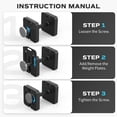 thumbnail image 3 of ARVIVO 2PCS 10-50lb Adjustable Dumbbell Set,5lb Increments & 10lb Handle,Quick-Lock Square Weight Dumbbells for Home Gym, 3 of 9