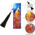 thumbnail image 5 of Cuadros Decorativos Marcapáginas de cuero con pintura de diamantes para manualidades, borla de taladro en forma especial (SQ044) DQrwqpou Nuevos Originales, 5 of 5