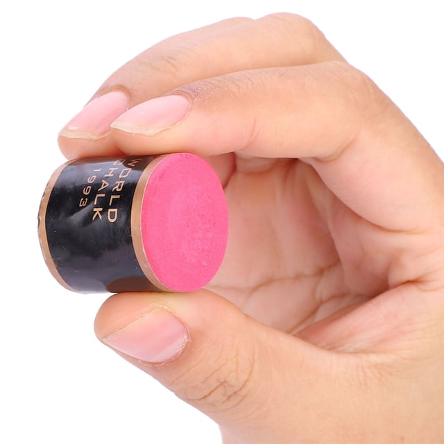 2pcs No Slip Cue Tip Chalk Billiard Pool Cue Chalk Accessory for Snooker Pool