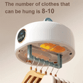 thumbnail image 5 of Clothes Dryer with Heater Fan, Travel Garment Drying Hanger Laundry Air Dehydrator with Timing Function US Plug, 5 of 5