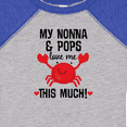 thumbnail image 4 of Inktastic Nonna and Pops Love Me Grandchild Boys or Girls Baby Bodysuit, 4 of 5