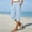 #Light Blue, variant on Women's Cotton Blend Capri Pants, Elastic Waist Cropped Trousers with Pockets for Summer and Everyday Wear,Army Green,Women's Capri L