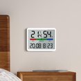 thumbnail image 6 of StSilkitty Colorful Large Screen Display Electronic Clock Alarm Configuration Digital Clock,Date,Temperature and Humidity Same Screen HD Display, 6 of 8