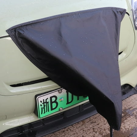 EV Charger Plug Port Cover, Magnet Adsorption Electric Car Charging Port Cover All Weather Waterproof Snow Rain Sun Dust Protection, Outdoor Car Charging Accessories