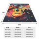 thumbnail image 3 of Balery World Map Guitar Illustration Manta de Felpa Suave y Acogedora – Cobija de Franela Aterciopelada para Cama, Lavable y Cálida para Sofá, Mascotas, Transpirable-80"x60", 3 of 7