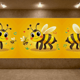 thumbnail image 5 of Adorable Cartoon Bee Themed Background Banner Party Supplies for Kids Party Baby Shower Insect Themed Events Photography Props Decorations, 5 of 7