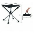 thumbnail image 5 of Taburete de camping plegable, silla de camping portátil con bolsa de transporte, muebles de camping, silla de pesca, para viajes, senderismo, camping, reunión, barbacoa, pesca, 5 of 5