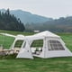 thumbnail image 2 of Tienda de campaña para viajes al aire libre con conducción autónoma, tienda automática de apertura rápida, tienda portátil a prueba de lluvia y sol, tienda para pescar, senderismo y refugio solar, 2 of 7