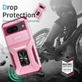 thumbnail image 3 of Funda para GANGXUN Google Pixel 8 - Soporte metálico, Función magnética, Rosa, 3 of 5