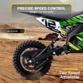 thumbnail image 4 of MotoTec HP112E Electric 1000w Electric Dirt Bike - Green, 4 of 7