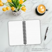 BrownTrout, Black Foral Compact Journal