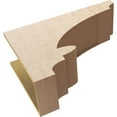 thumbnail image 6 of 11"W x 33"D x 22"H Classic Diane Rough Cedar Woodgrain TimberThane Corbel, Primed Tan, 6 of 6