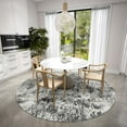 thumbnail image 7 of Accord AAC31 Gray Washable 8 ft x 8 ft Round Rug, 7 of 7